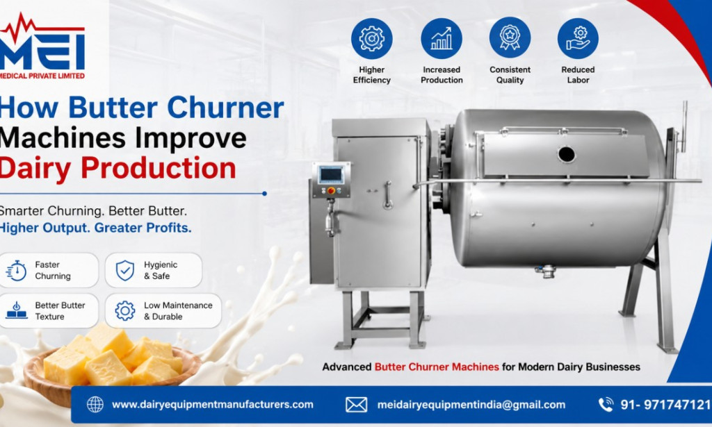 How Butter Churner Machines Improve Dairy Production