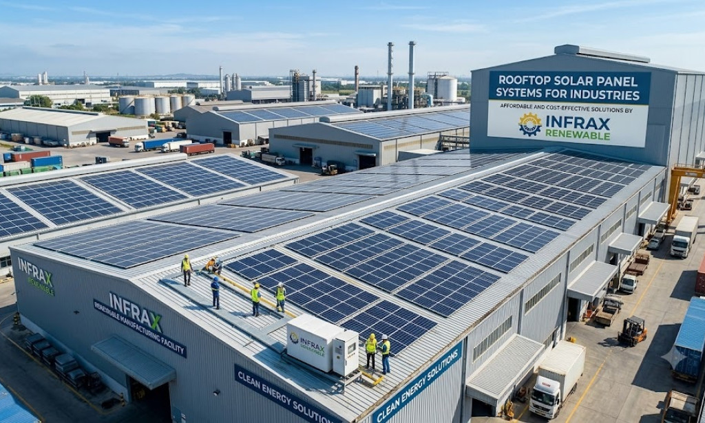 How Rooftop Solar Panel Systems for Industries Reduce Energy Costs
